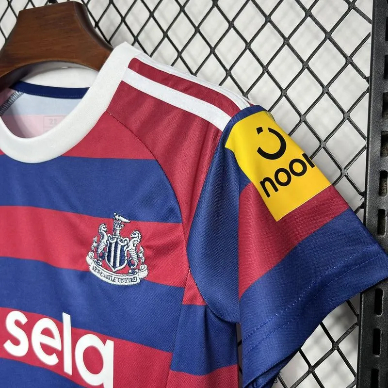 Newcastle United Football Jersey Away Kids Kit Jersey+Shorts 2024/25