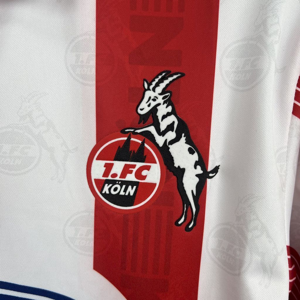 FC Köln Retro Football Jersey Home Custom Shirt 1995/96