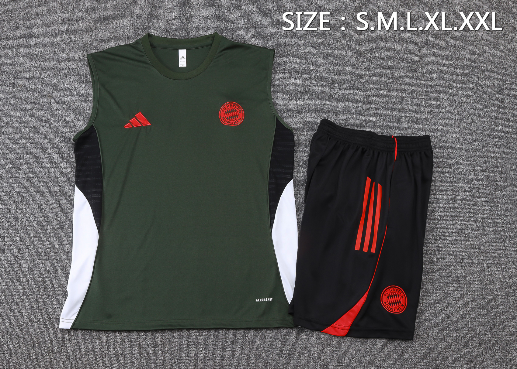 Bayern Munich Sleeveless Training Kit Green 2025/26
