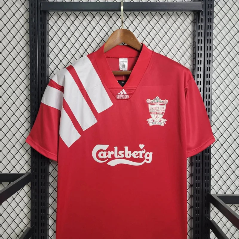 Liverpool Retro Football Jersey Home Custom Shirt 1992-93