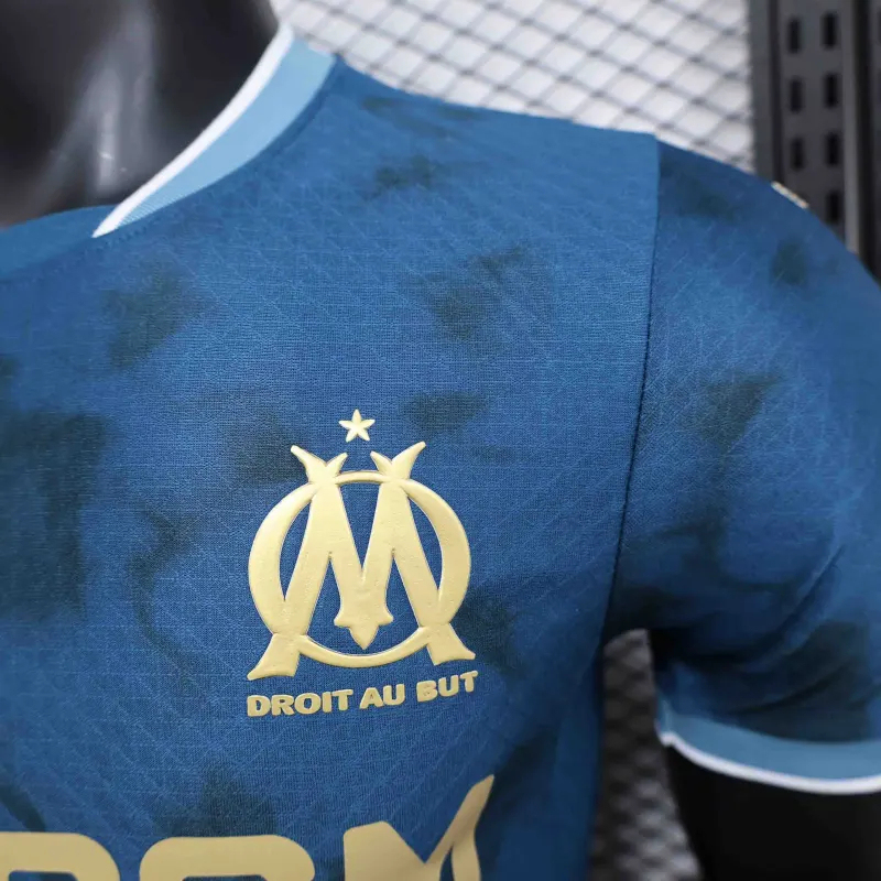 Marseille Authentic Soccer Jersey Away Shirt 2024/25