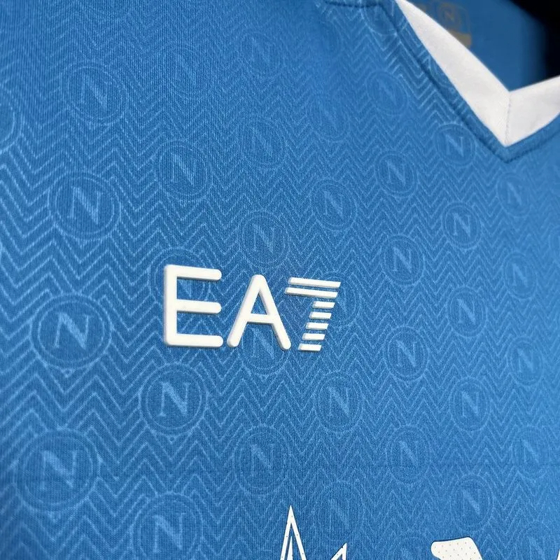 Napoli Soccer Jersey Home Custom Shirt 2024/25