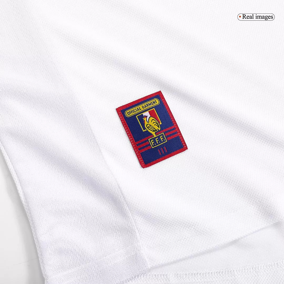 France Retro Soccer Jersey Away Custom Shirt World Cup 1998