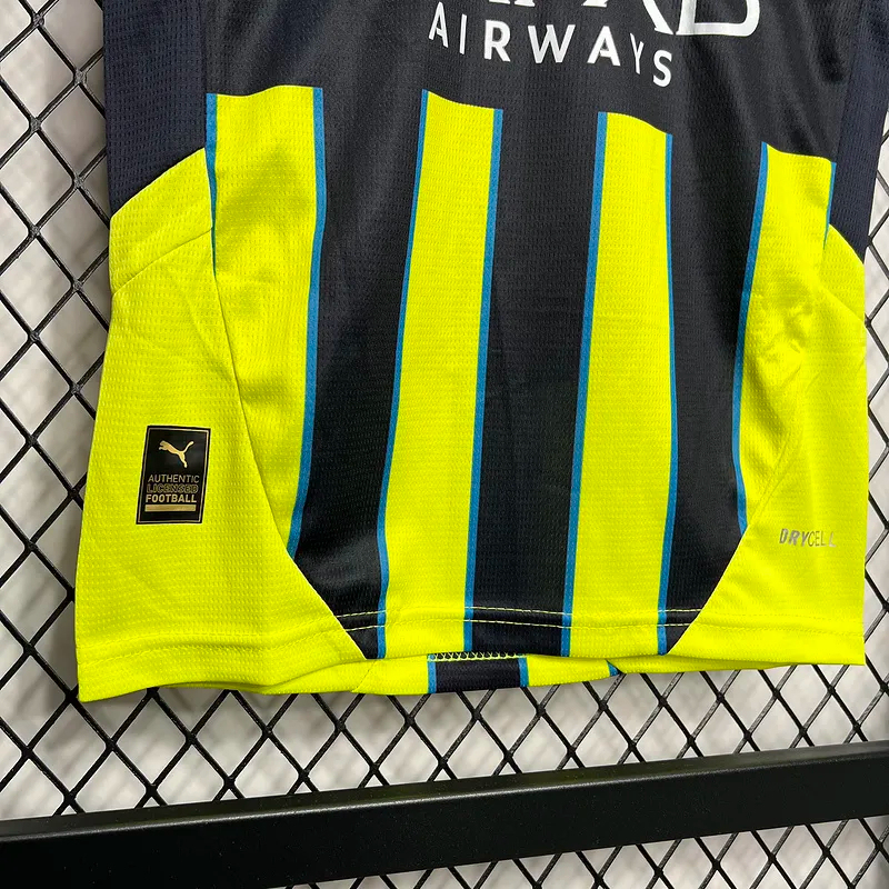 Manchester City Away Kids Kit Jersey+Shorts 2024/25