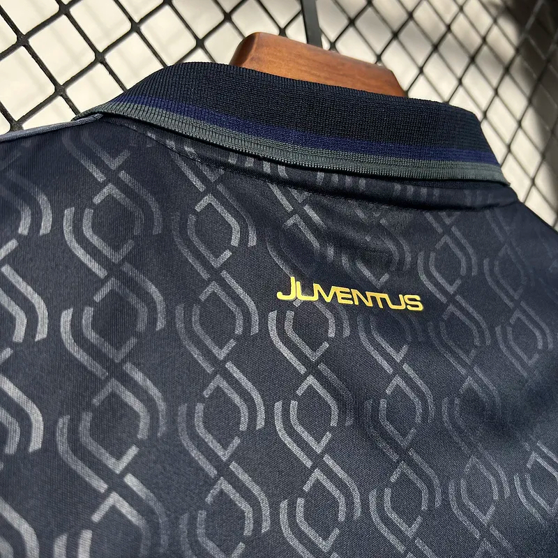 Juventus Soccer Jersey Third Away Kids Kit Jersey+Shorts 2024/25