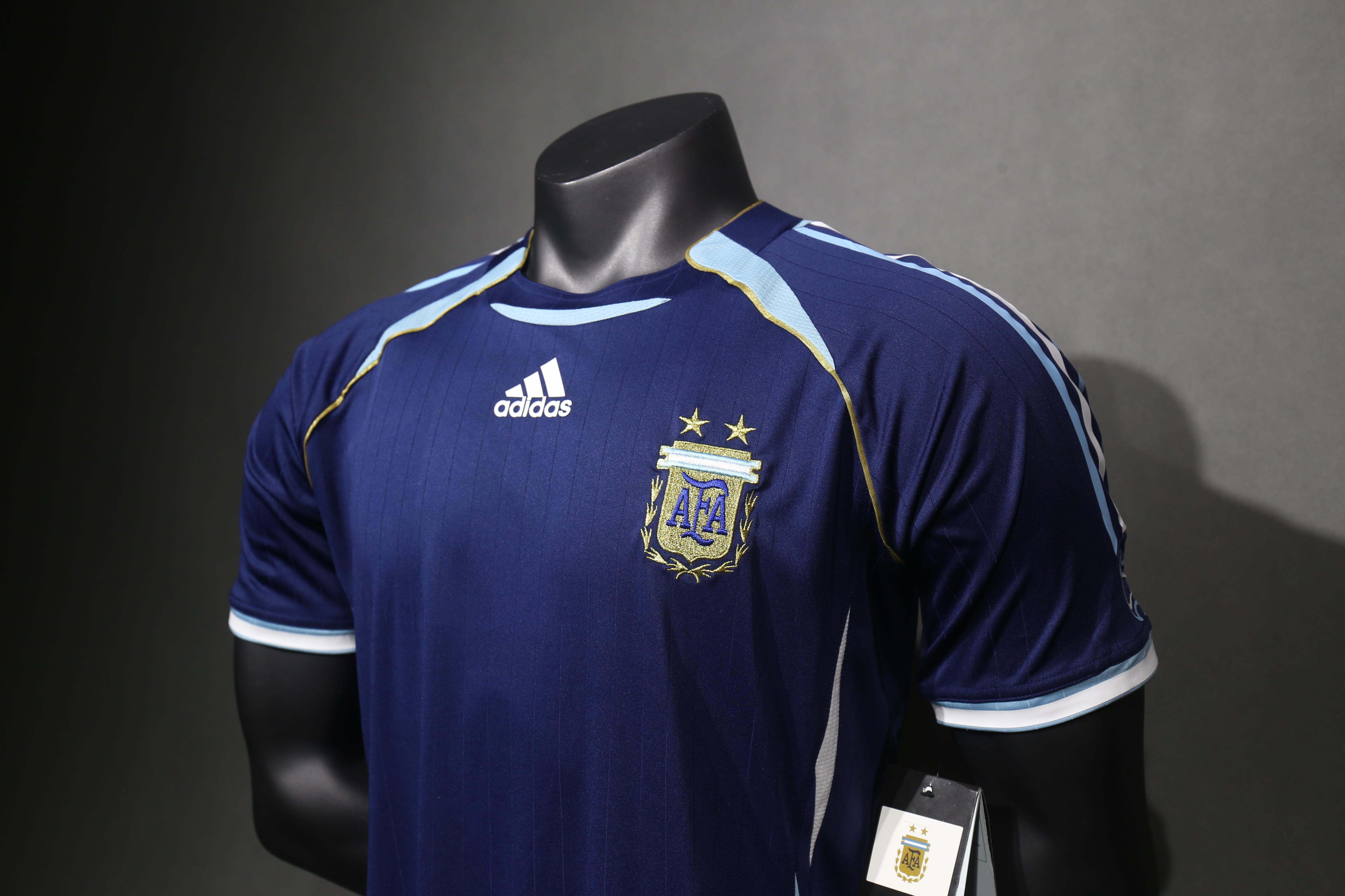 Argentina Retro Authentic Jersey Away Football Jersey World Cup 2006