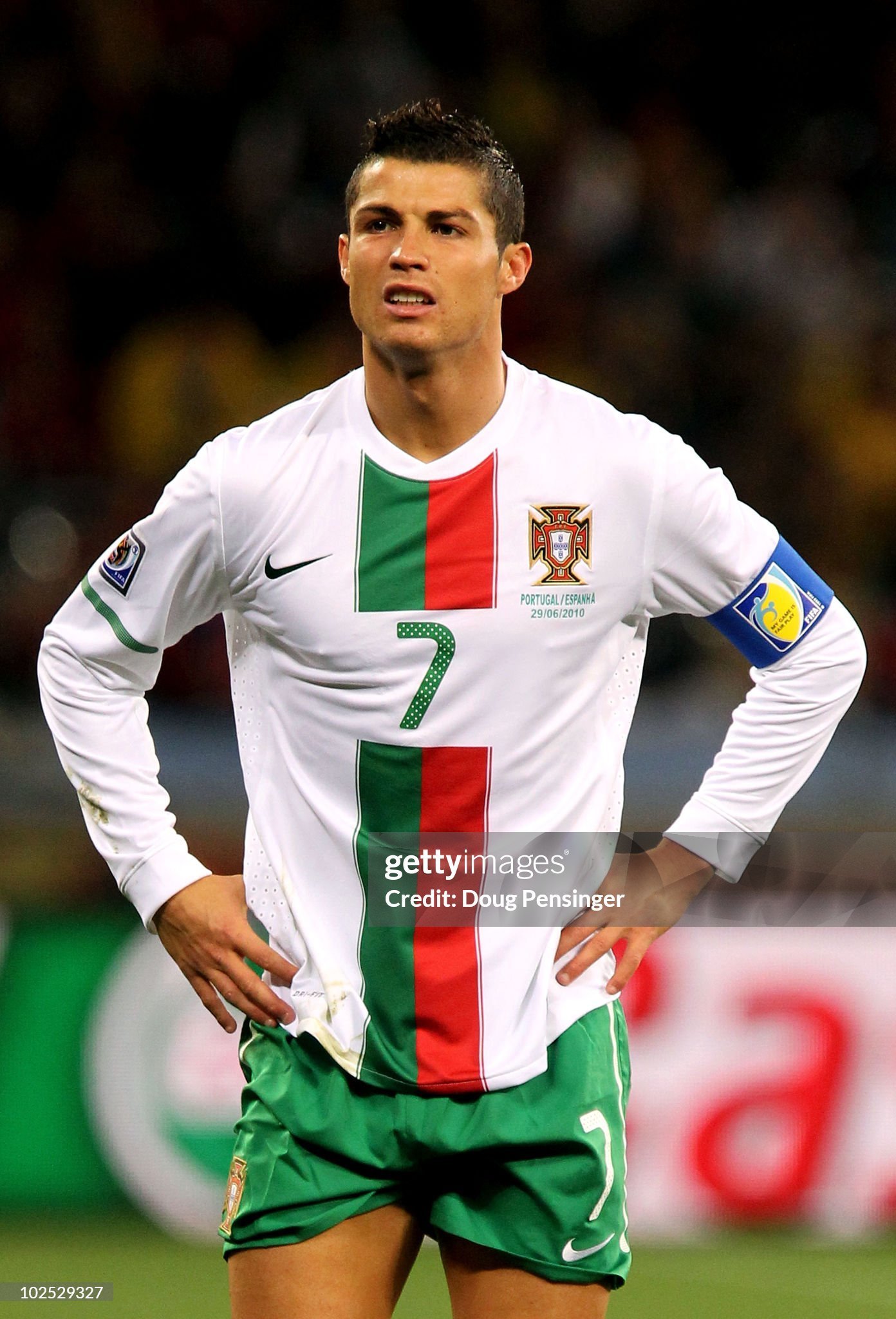 Portugal Retro Authentic Soccer Jersey Away Shirt World Cup 2010