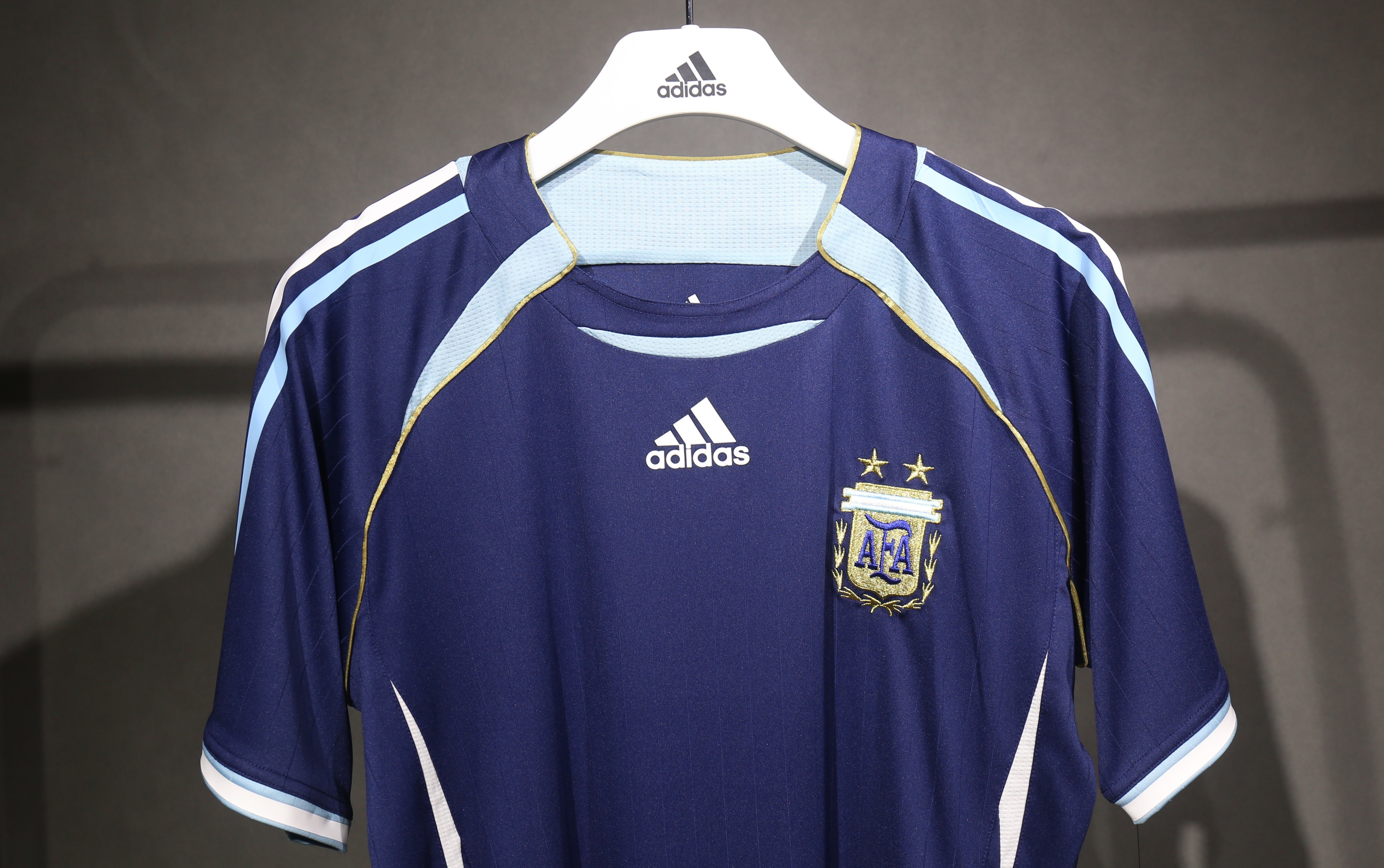 Argentina Retro Authentic Jersey Away Football Jersey World Cup 2006