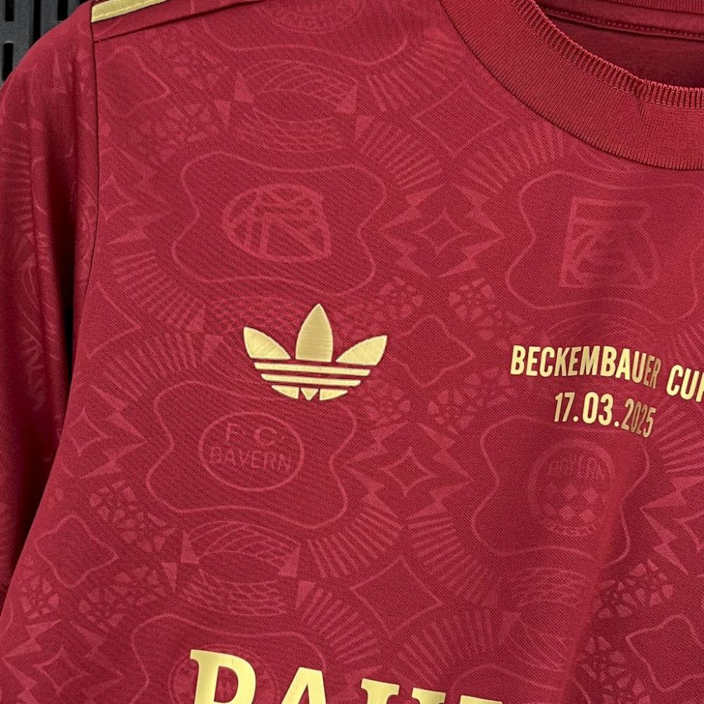 Bayern Munich Soccer Jersey 125th Anniversary Beckenbauer Cup Shirt 2025/26