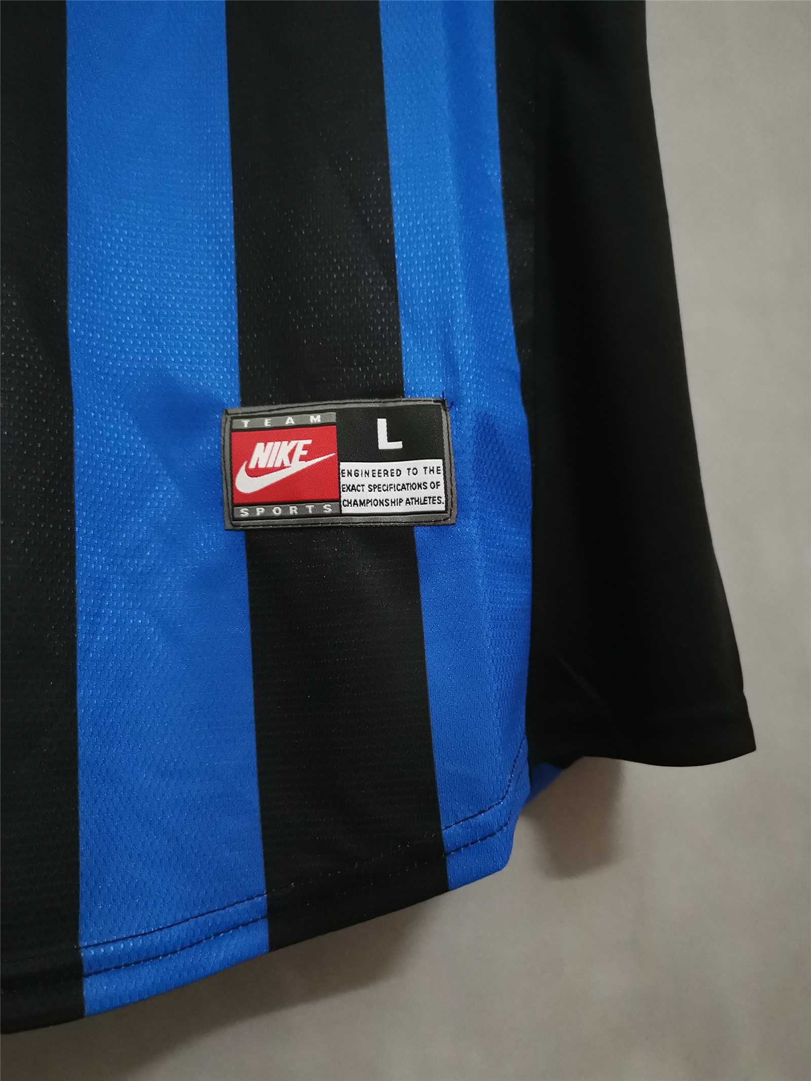 Inter Milan Retro Jersey Custom Home Soccer Jersey 1998/99