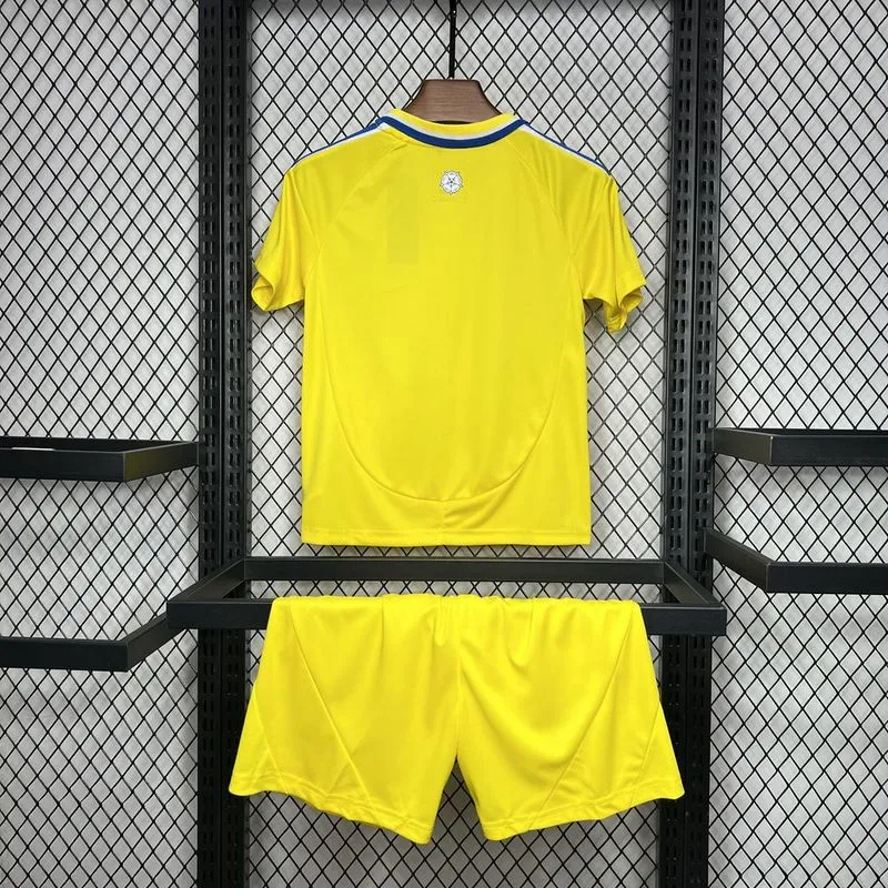 Leeds United Football Jersey Away Kids Kit Jersey+Shorts 2024/25