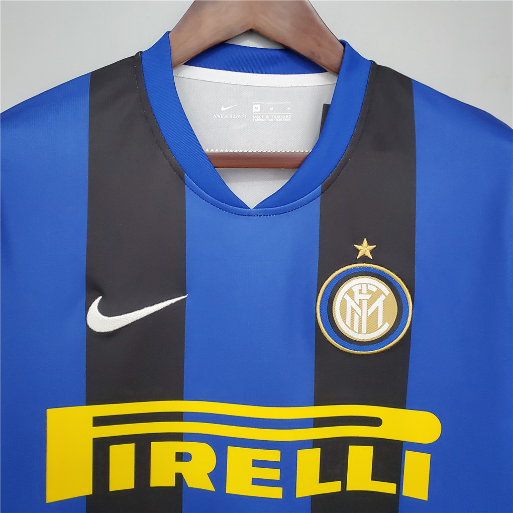 Inter Milan Retro Jersey Custom Home Soccer Jersey 2008/09