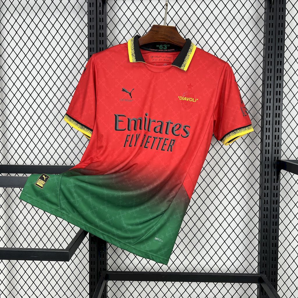 AC Milan Soccer Jersey Fourth Away Goalkeeper Custom Shirt 2024/25