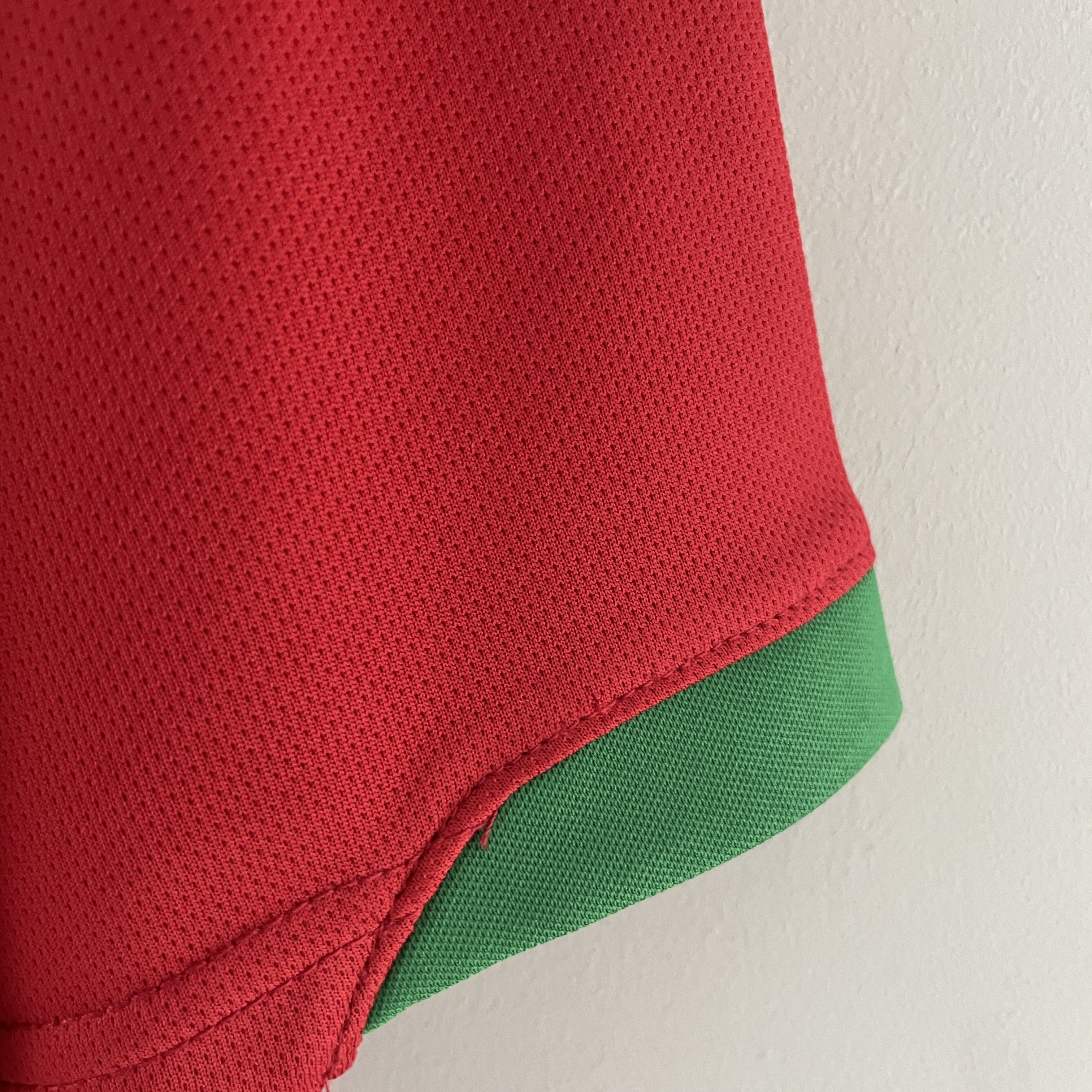 Portugal Retro Soccer Jersey Home Custom Shirt 2006