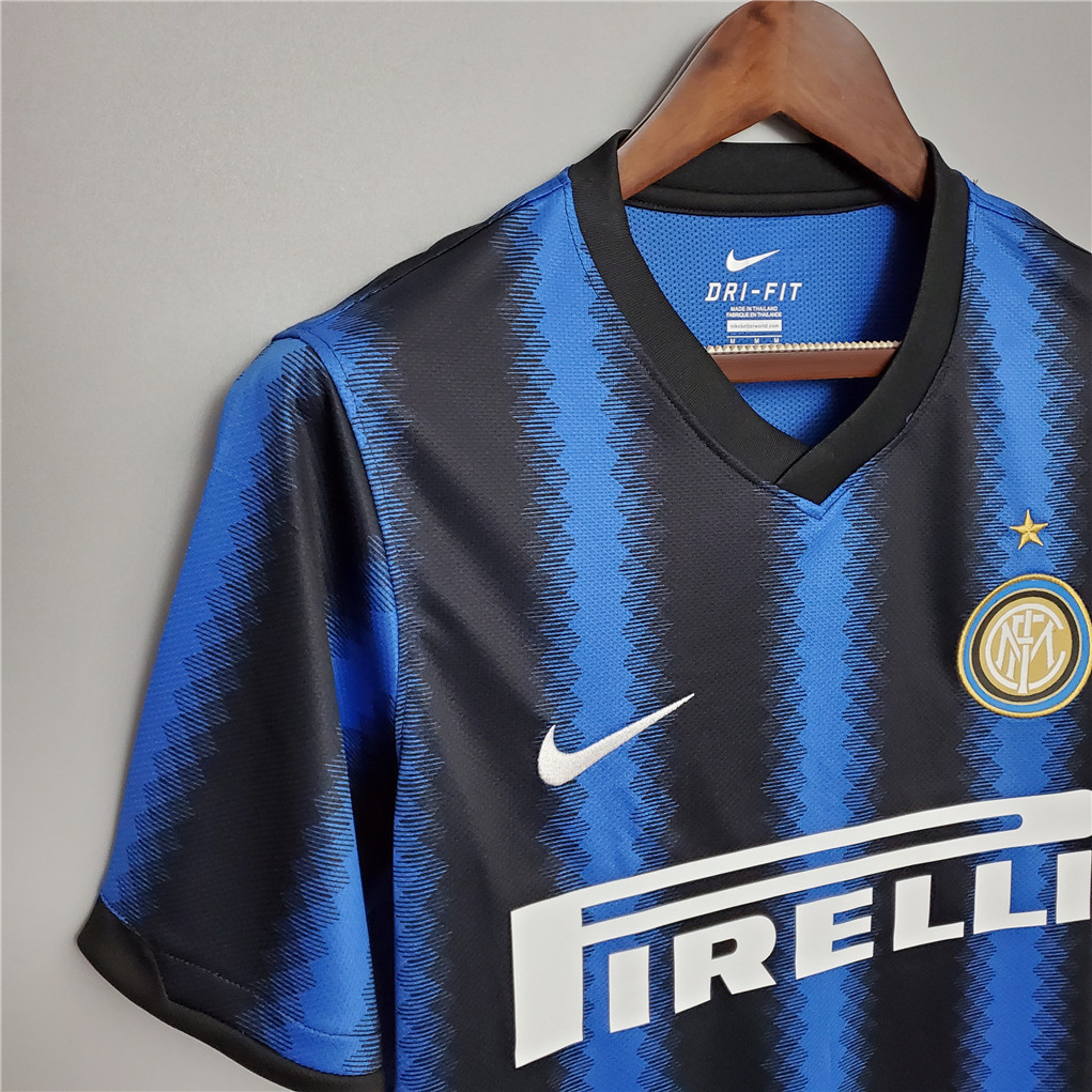 Inter Milan Jersey Custom Home Retro Soccer Jersey 2010/11