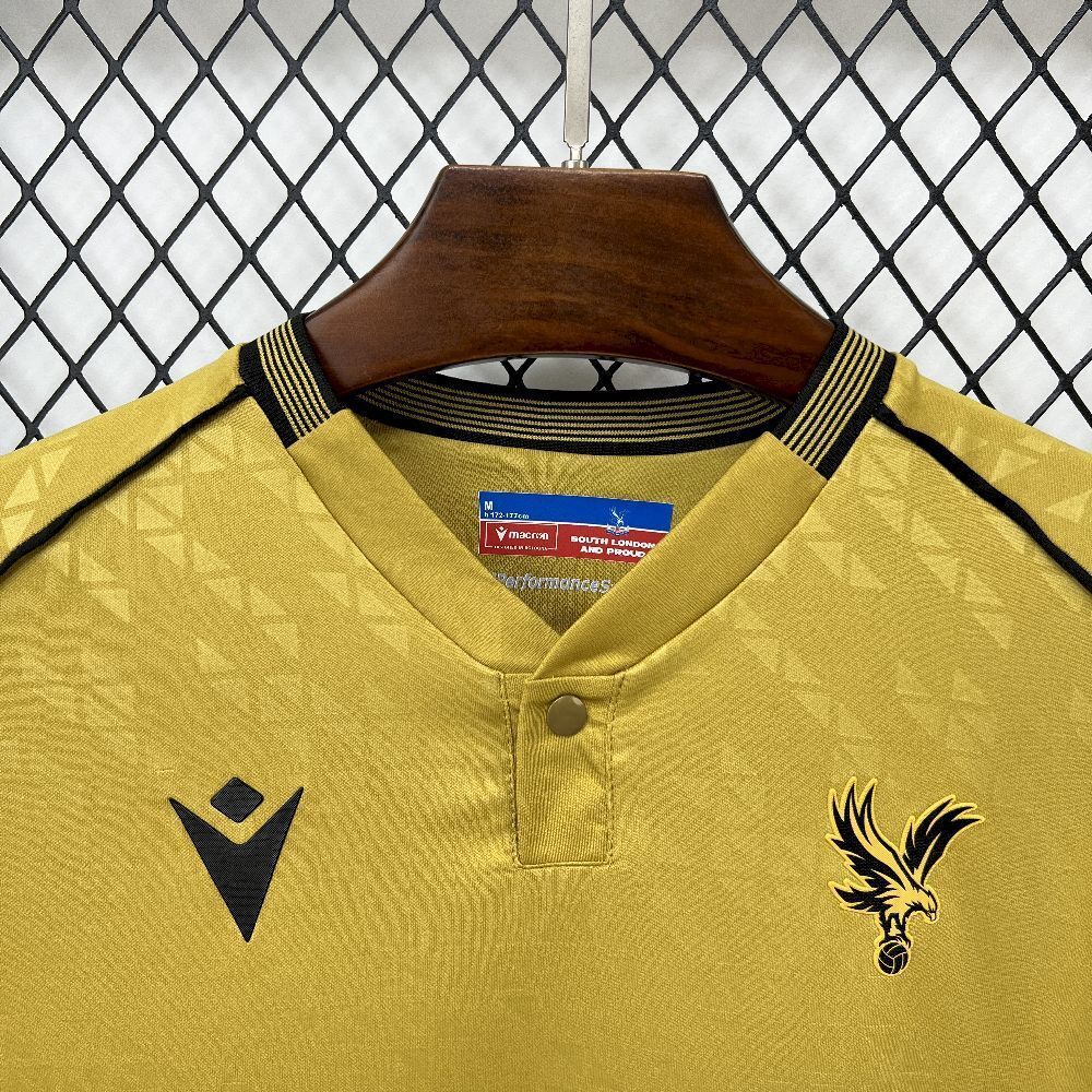 Crystal Palace Football Jersey Away Eagle Gold Custom Shirt 2025/26