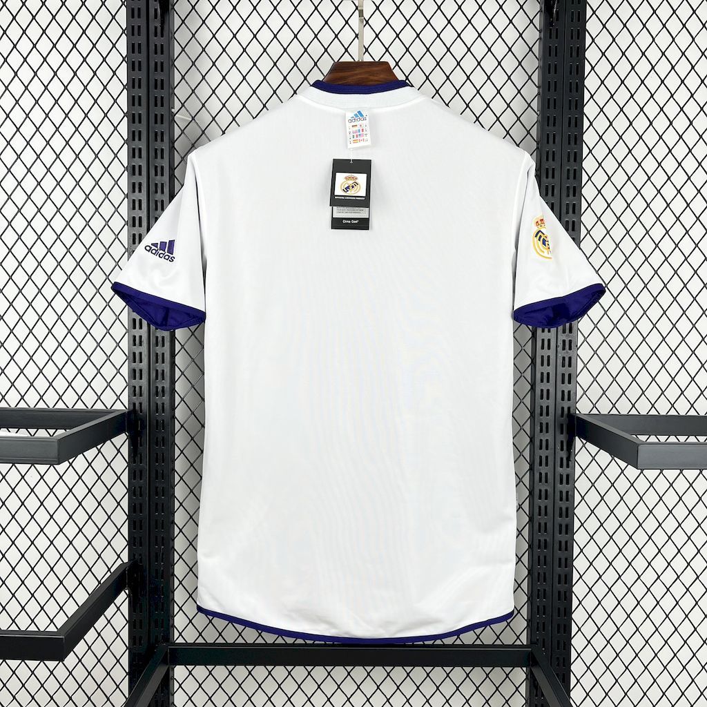 Real Madrid Retro Jersey 100th Anniversary Double Sides Retro Custom Soccer Shirt 2002-03