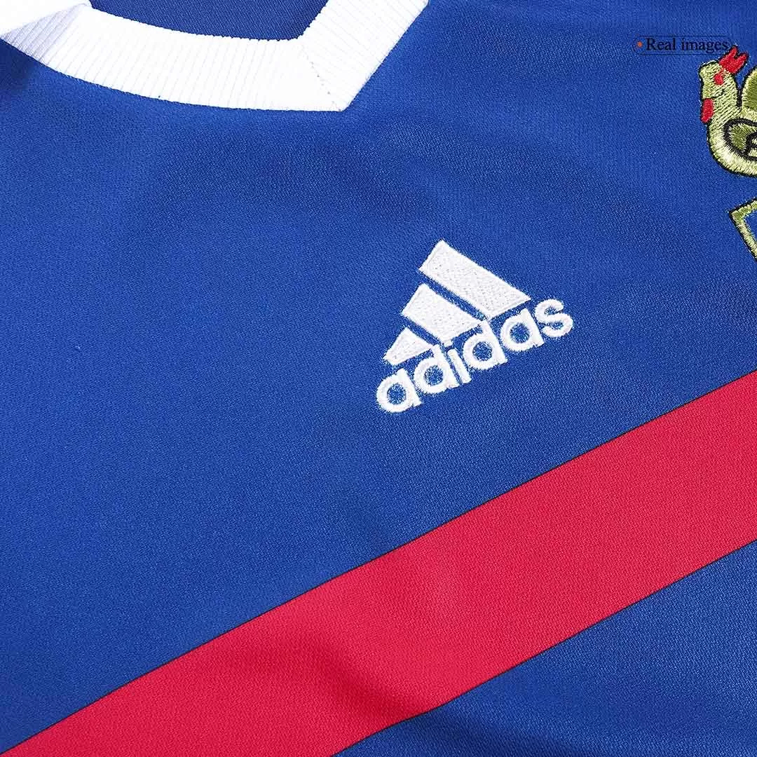 France Retro Soccer Jersey Home Custom Shirt 1998