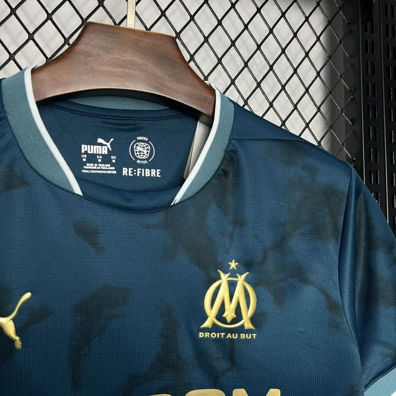 Marseille Soccer Jersey Away Custom Shirt 2024/25