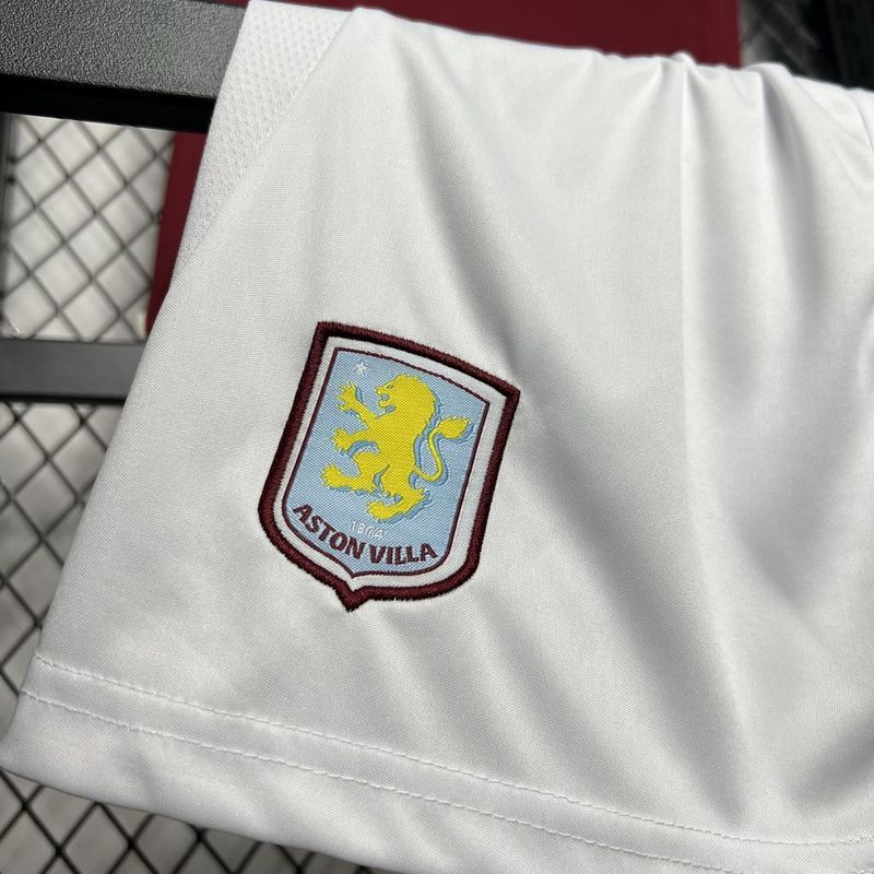 Aston Villa Football Jersey Home Kids Kit Jersey+Shorts 2024/25