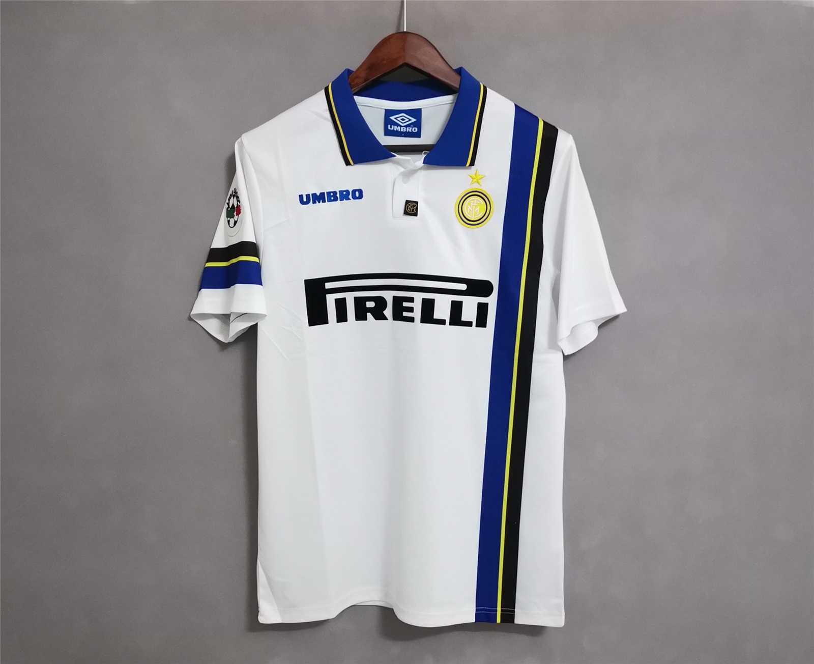 Inter Milan Retro Jersey Custom Away Soccer Jersey 1997/98