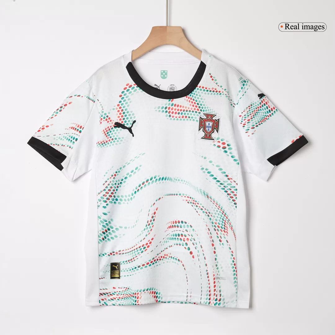 Portugal Away Football Uniform Kids Kit Jersey+Shorts 2025