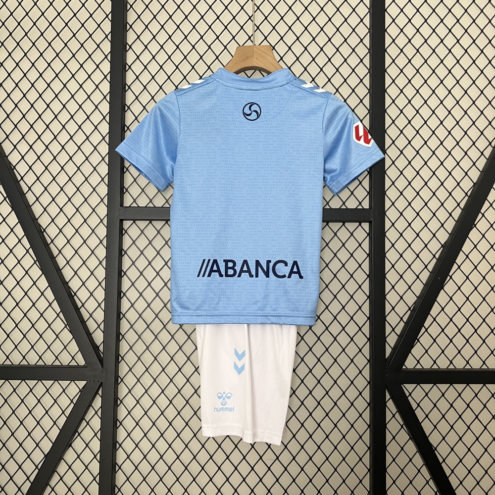 Celta Vigo Soccer Jersey Home Kids Kit Jersey+Shorts 2024/25