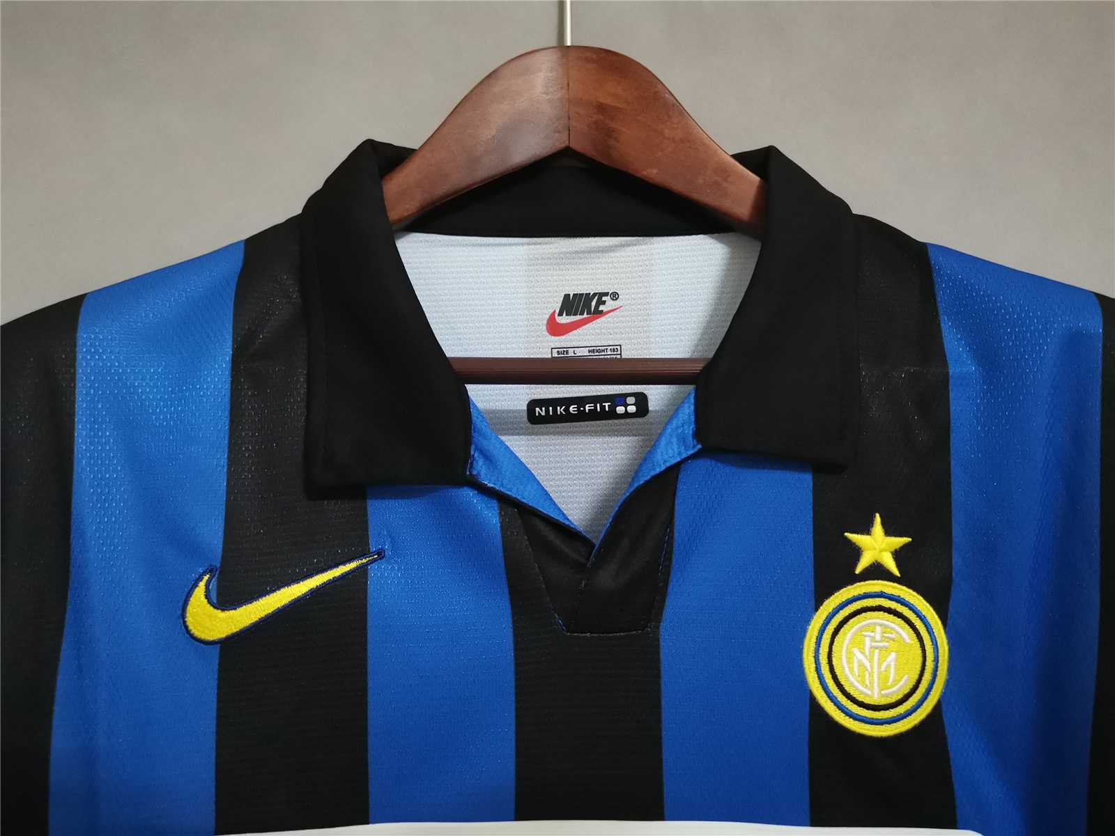 Inter Milan Retro Jersey Custom Home Soccer Jersey 1998/99