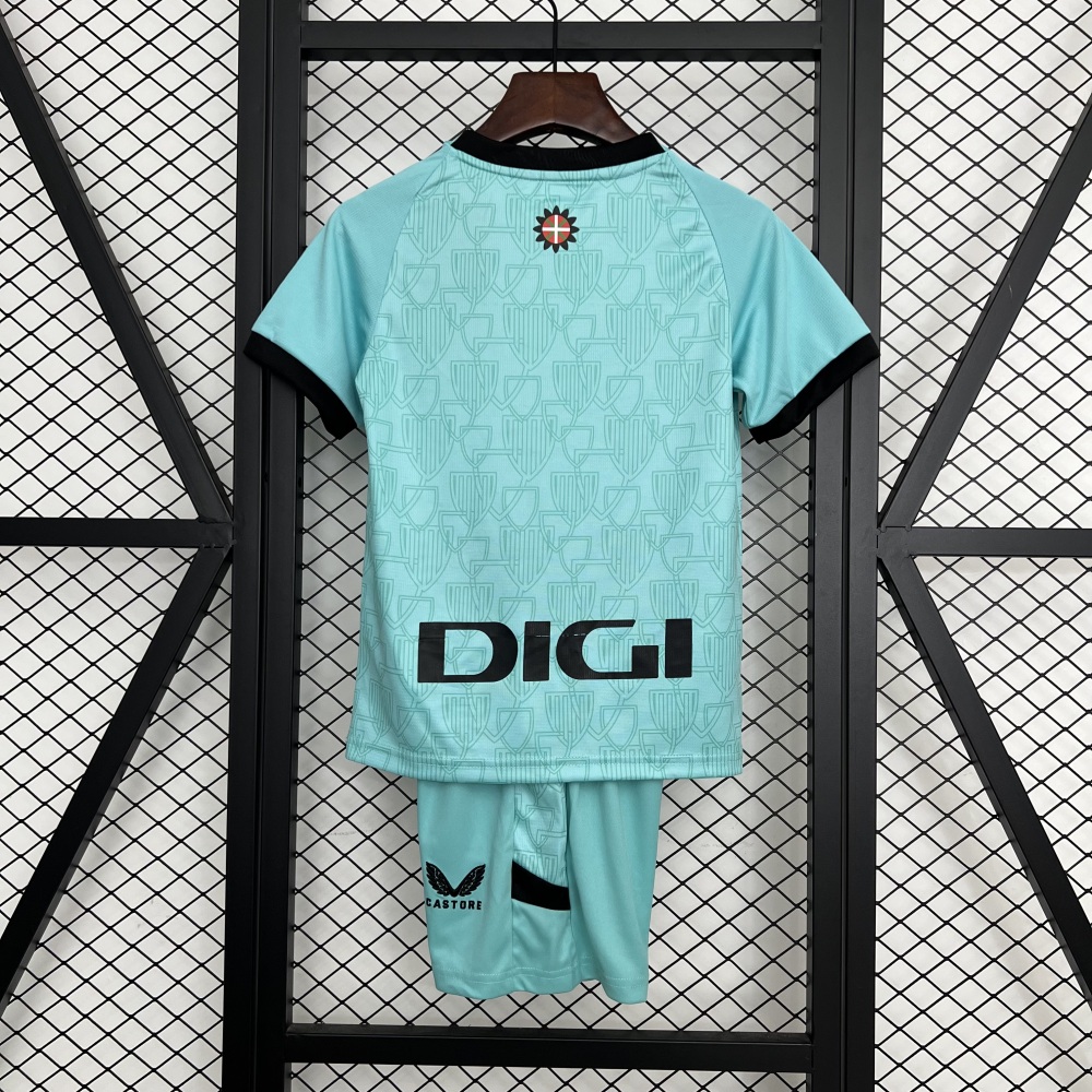 Athletic Club de Bilbao Soccer Jersey Third Away Kids Kit Jersey+Shorts 2025/26