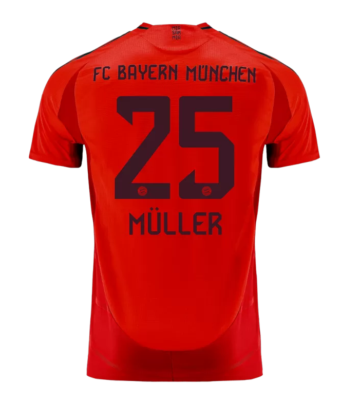 MÜLLER #25 Bayern Munich Home Jersey Player Version 2024/25