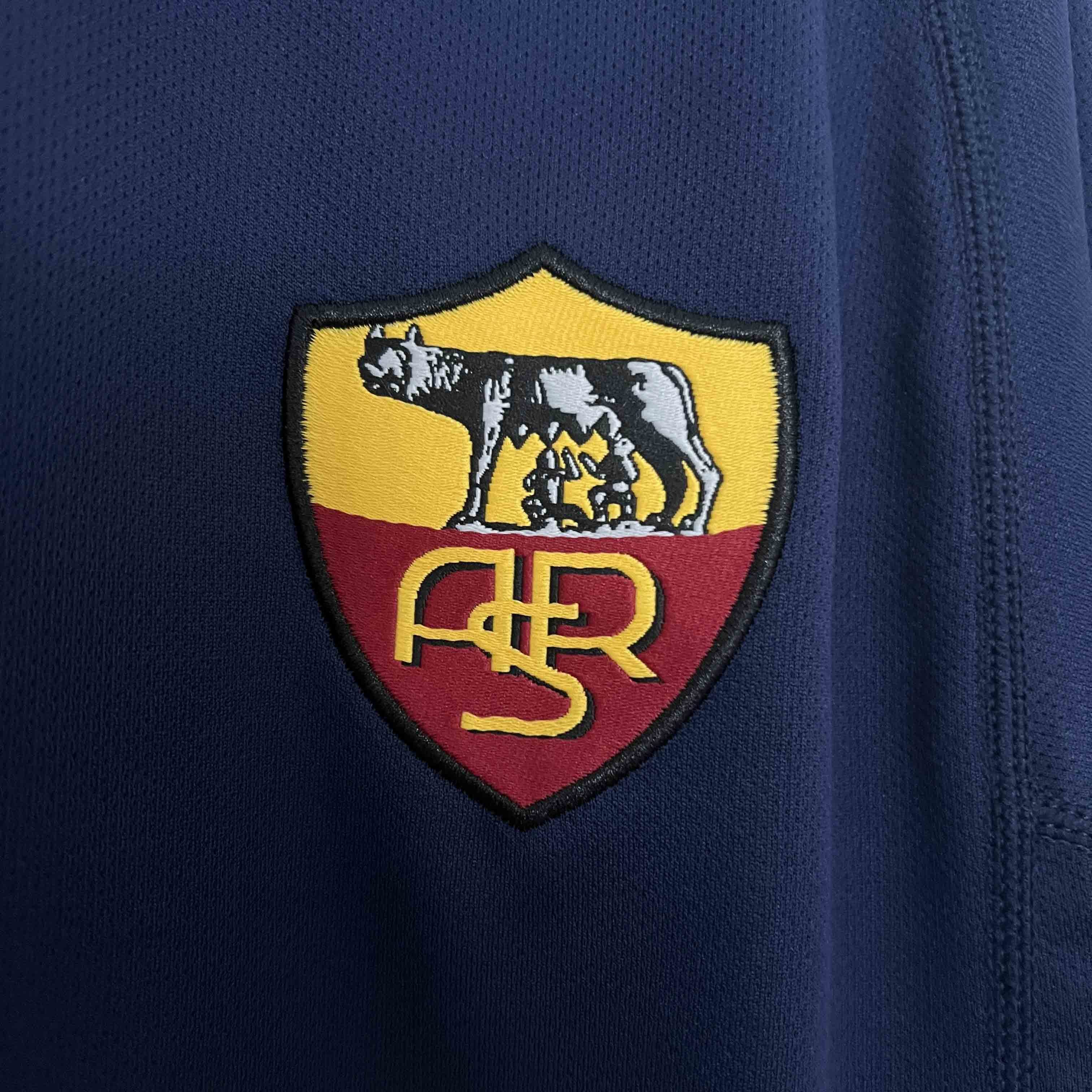 Roma Retro Soccer Jersey Third Away Custom Shirt 2000/01