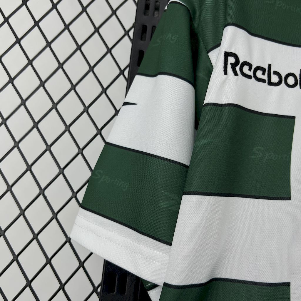 Sporting CP Retro Soccer Jersey Home Custom Shirt 2000/01