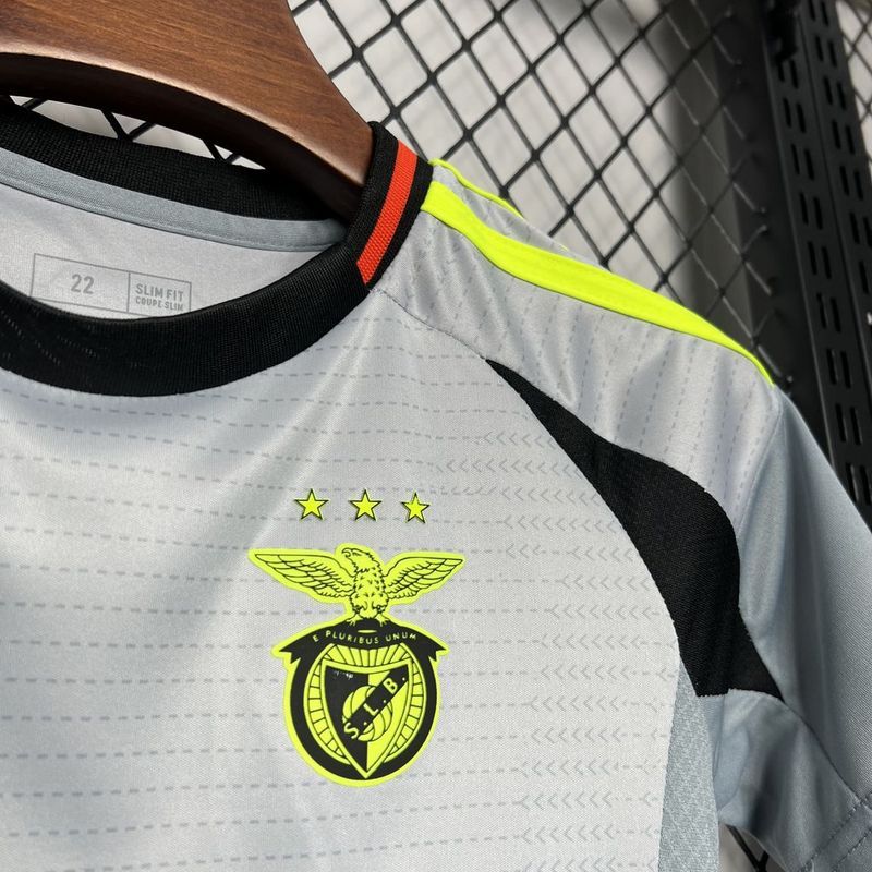 Benfica Soccer Jersey Third Away Kids Kit Jersey+Shorts 2024/25