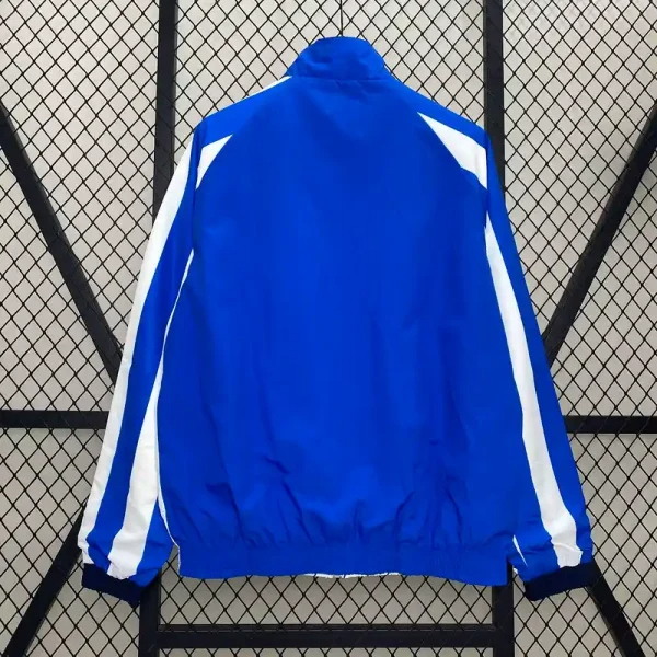 Real Sociedad Reversible Double-Sides Windbreaker Jacket Blue&White 2024-25
