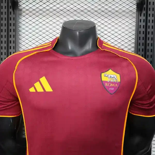 Roma Authentic Soccer Jersey Home Shirt 2025/26