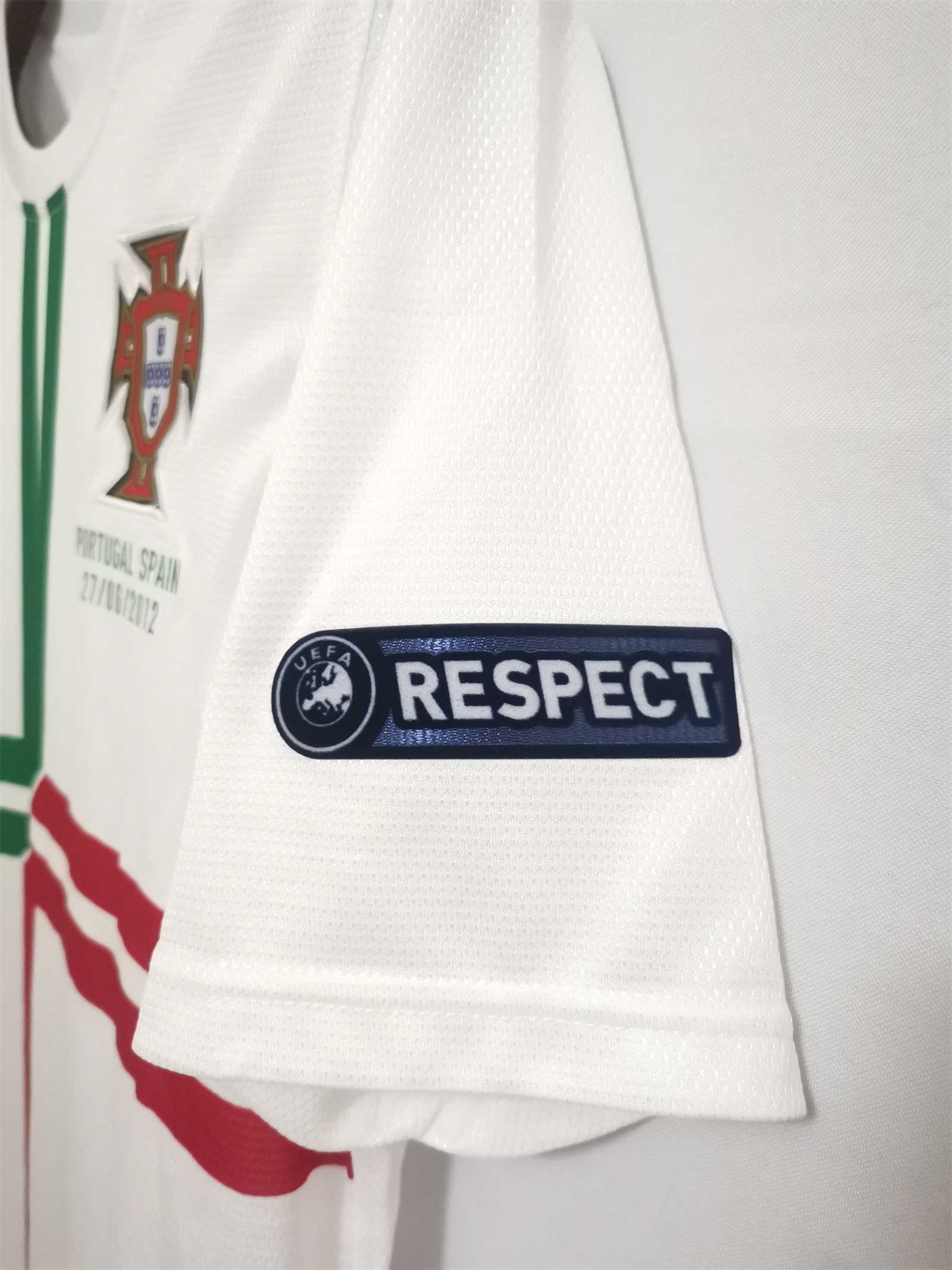 Portugal Retro Soccer Jersey Away Custom Shirt 2012