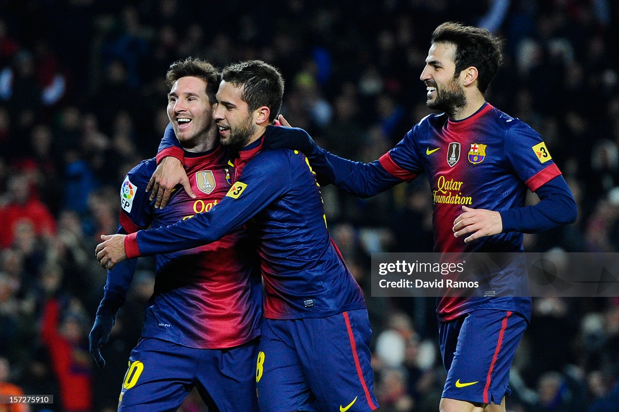 Authentic Barcelona Retro Jersey Home Long Sleeve Soccer Shirt 2012-13