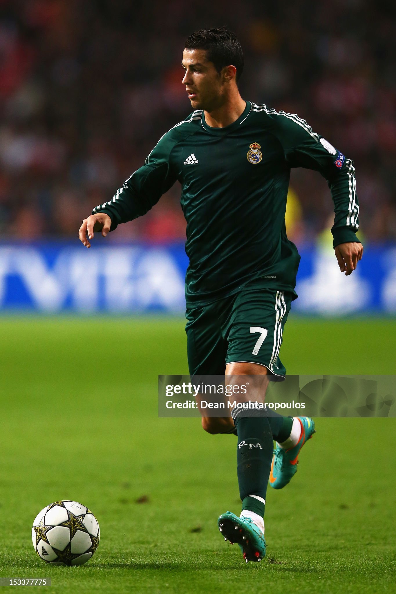 Real Madrid Authentic Retro Jersey Third Away Long Sleeve Soccer Shirt 2012/13