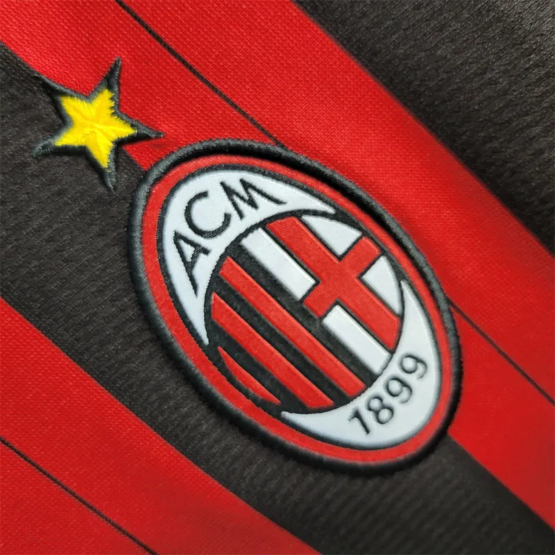 AC Milan Retro Soccer Jersey Home Custom Shirt 2013/14
