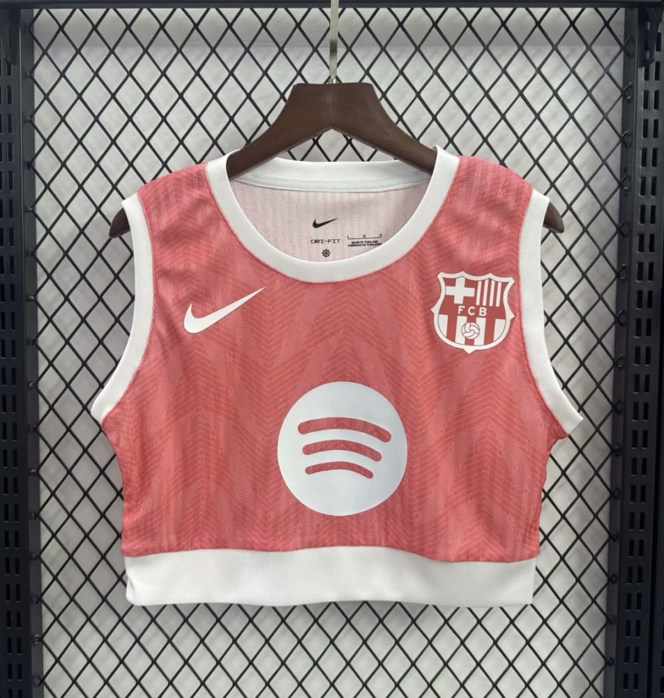 Barcelona Women's Vest Pink Special Edition Soccer Jersey 2025/26