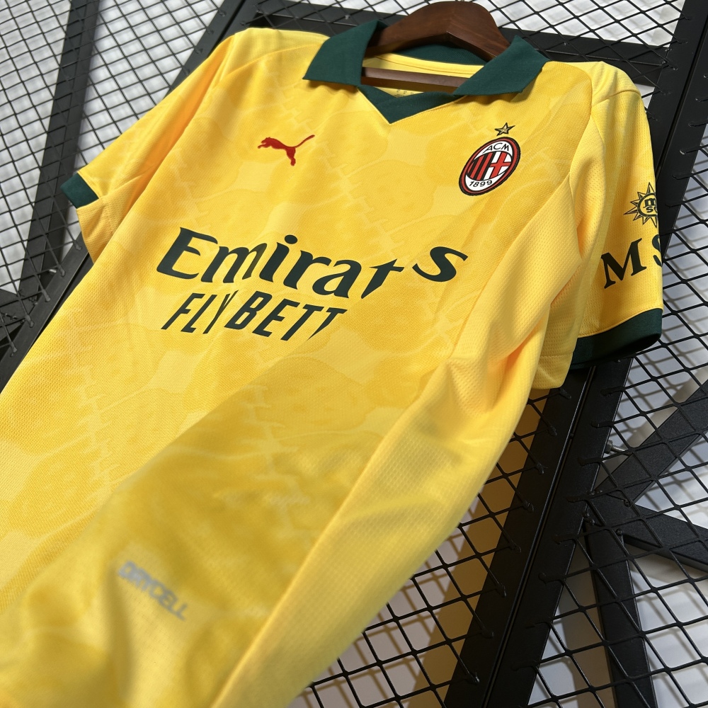 AC Milan Soccer Jersey Third Away Custom Shirt 2025/26