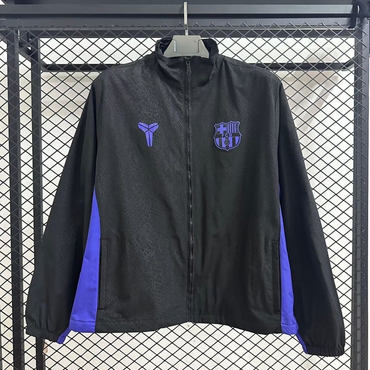 Barcelona Windbreaker Jacket Black 2025/26