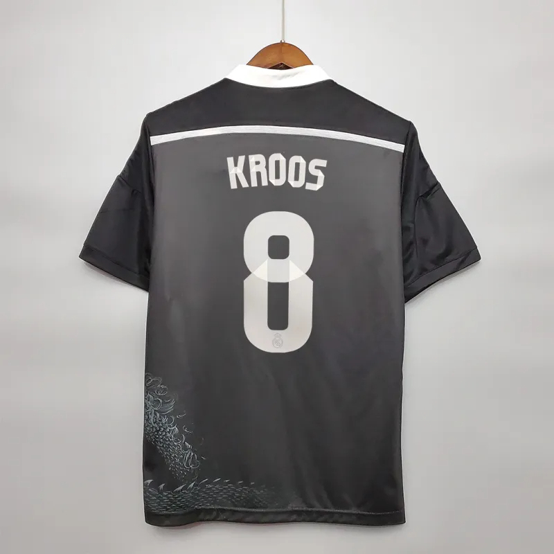Real Madrid Retro Jersey Third Away Custom Soccer Shirt 2014/15