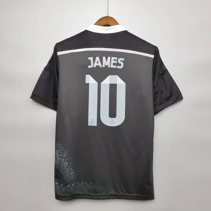 Real Madrid Retro Jersey Third Away Custom Soccer Shirt 2014/15