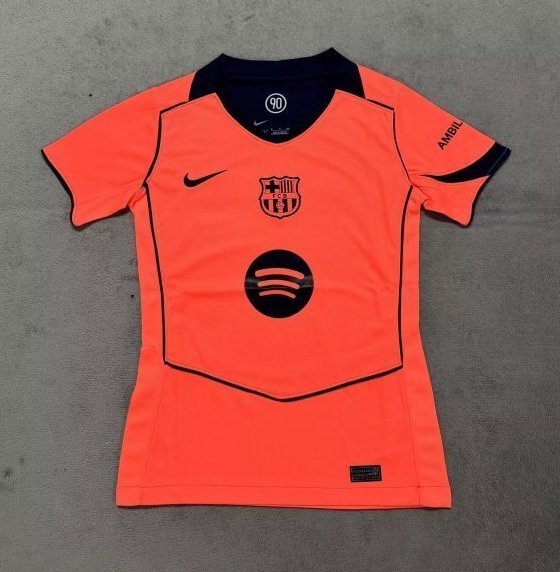 Barcelona Women's Third Away Soccer Jersey Custom Shirt 2025/26