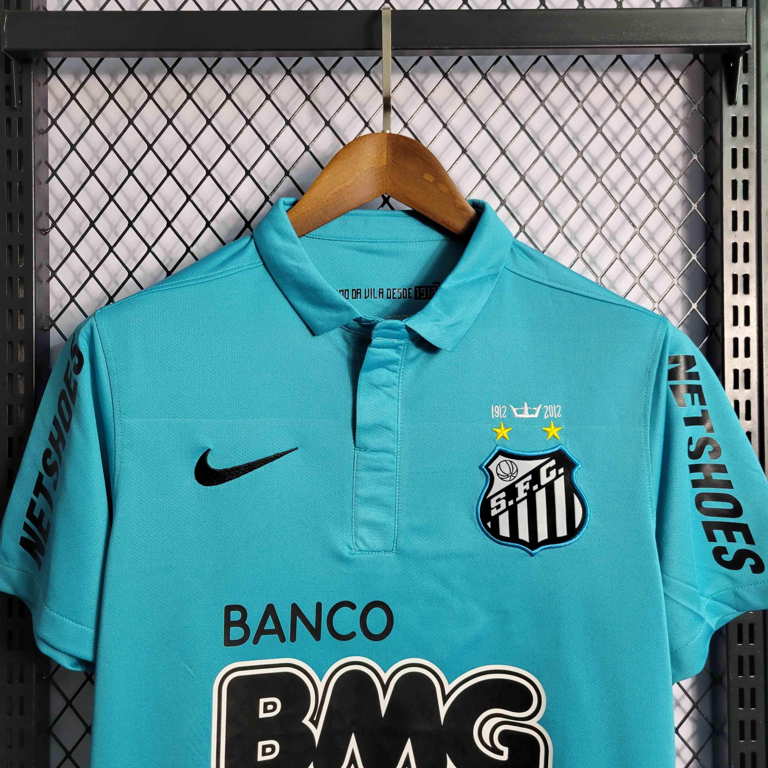 Santos FC Retro Soccer Jersey Third Away Custom Shirt 2012