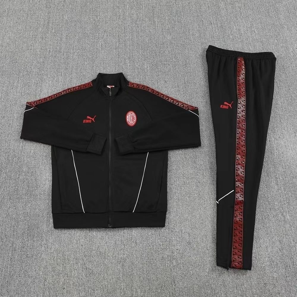 AC Milan Training Kit (Jacket+Pants) Black 2025/26