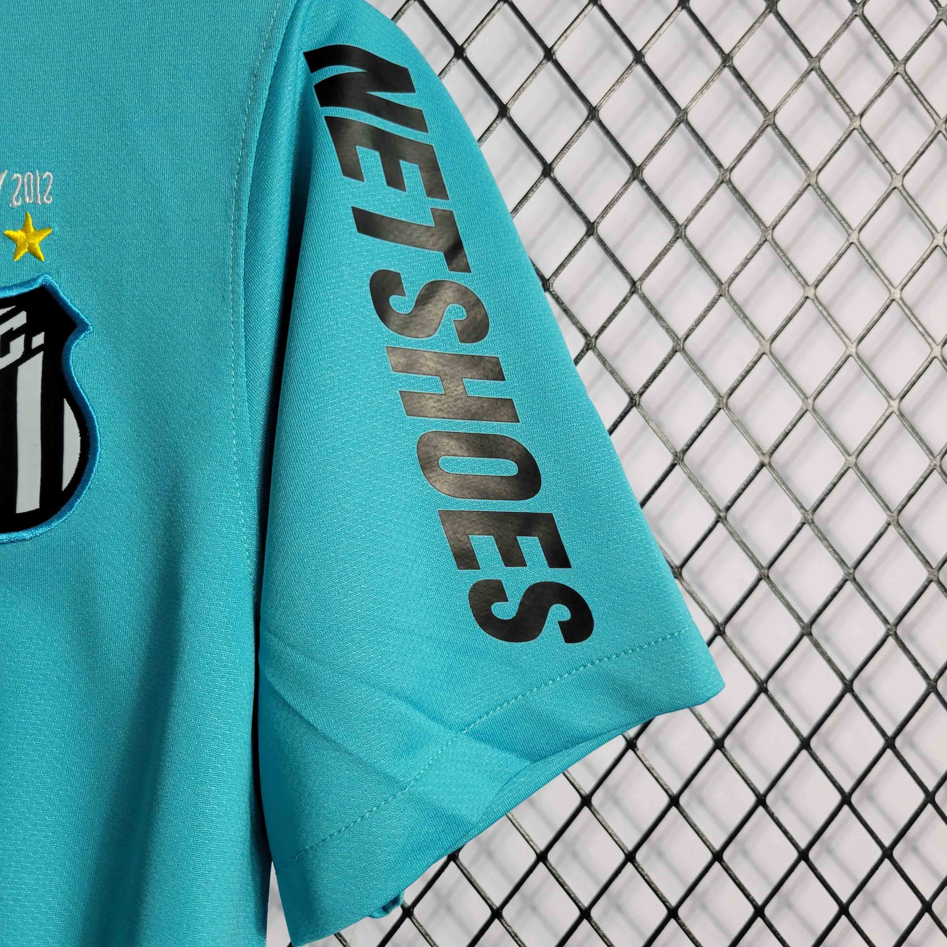 Santos FC Retro Soccer Jersey Third Away Custom Shirt 2012