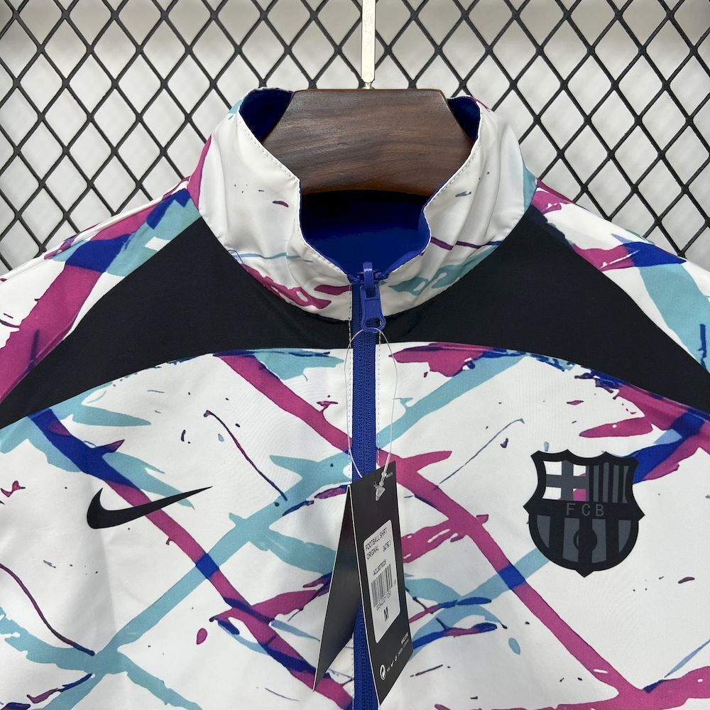 Barcelona Reversible Double-Sides Windbreaker Jacket 2025/26
