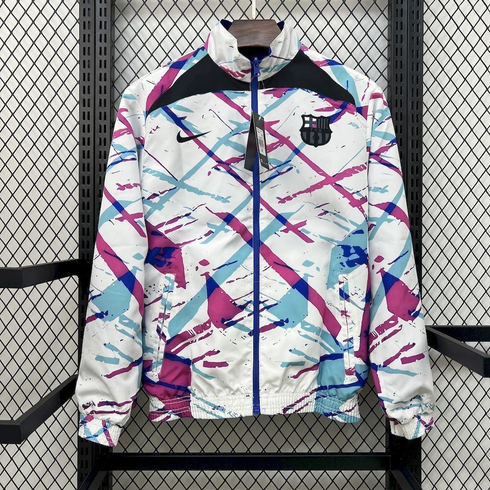 Barcelona Reversible Double-Sides Windbreaker Jacket 2025/26